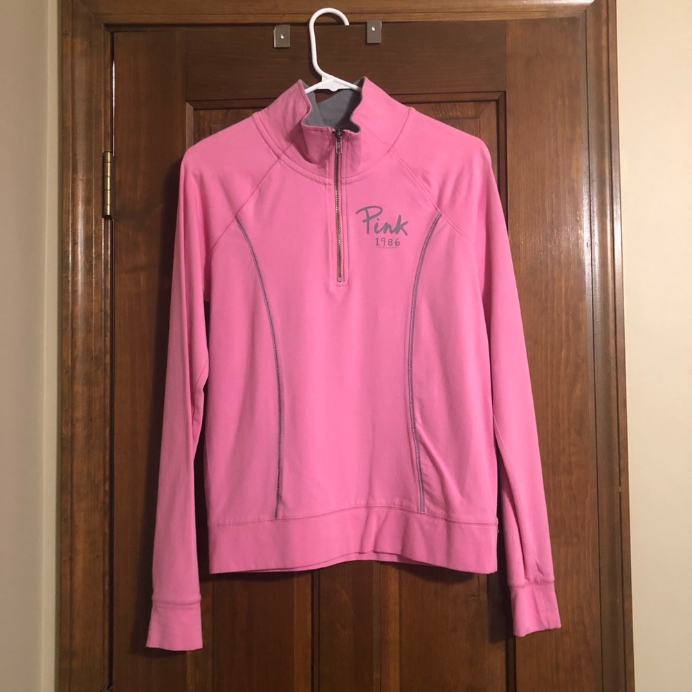PINK Victoria’s Secret - Pink - 1/4 Zip - Small